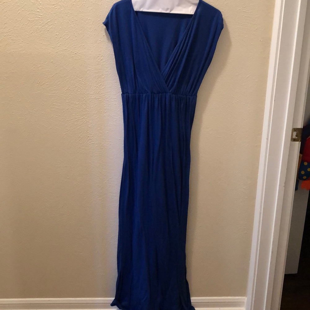 Blue maxi dress